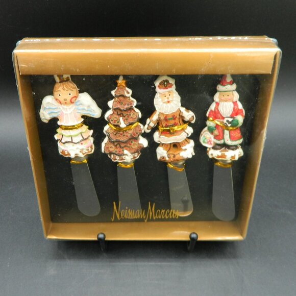 Neiman Marcus Cheese Spreaders NIB - Picture 2 of 6